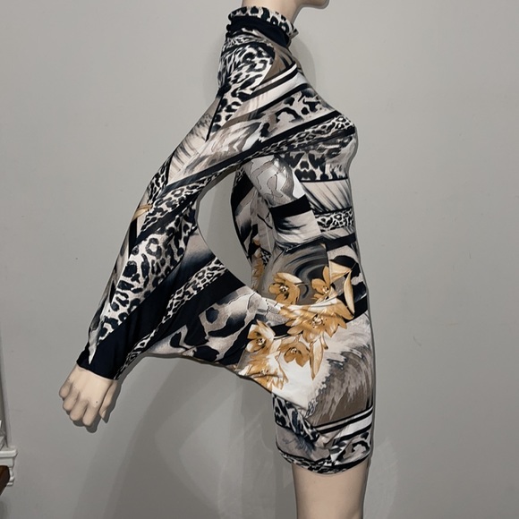 SEXY DIVA Animal Print mini Dress M - Picture 5 of 15